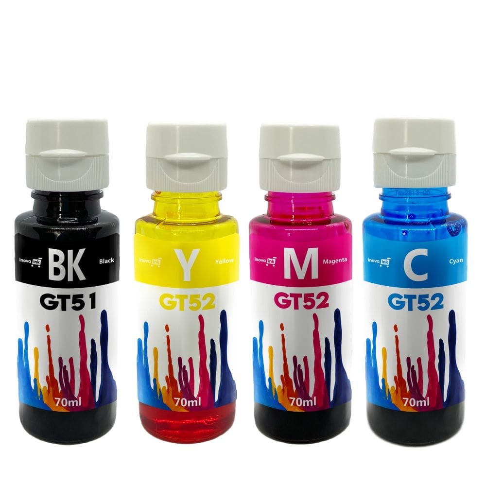 Kit 4 Tintas Para Impressora Smart 583 581 724 794 754 210 521 532 GT51 GT52 – Inova Ink