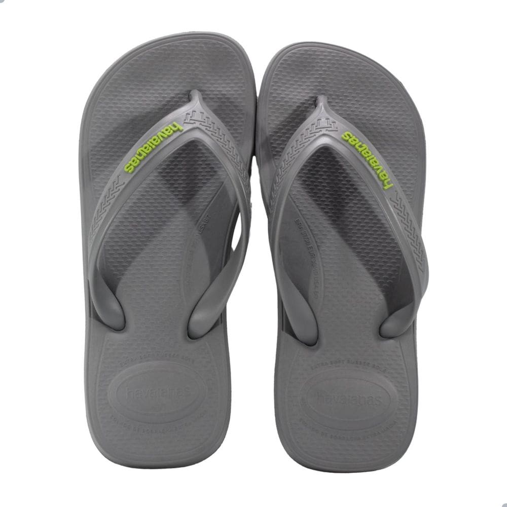 Chinelo Masculino Havaianas Top Max Comfort Cinza Aço