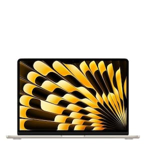 Apple Macbook Air 15", M4, com CPU de 10núcleos, GPU de 10núcleos, 24GB RAM, 512GB SSD - Estelar