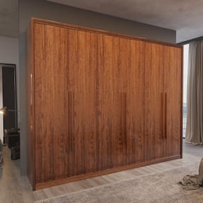 Guarda-Roupa Casal Monza 100%MDF 6 Portas 6 Gav Bom Pastor