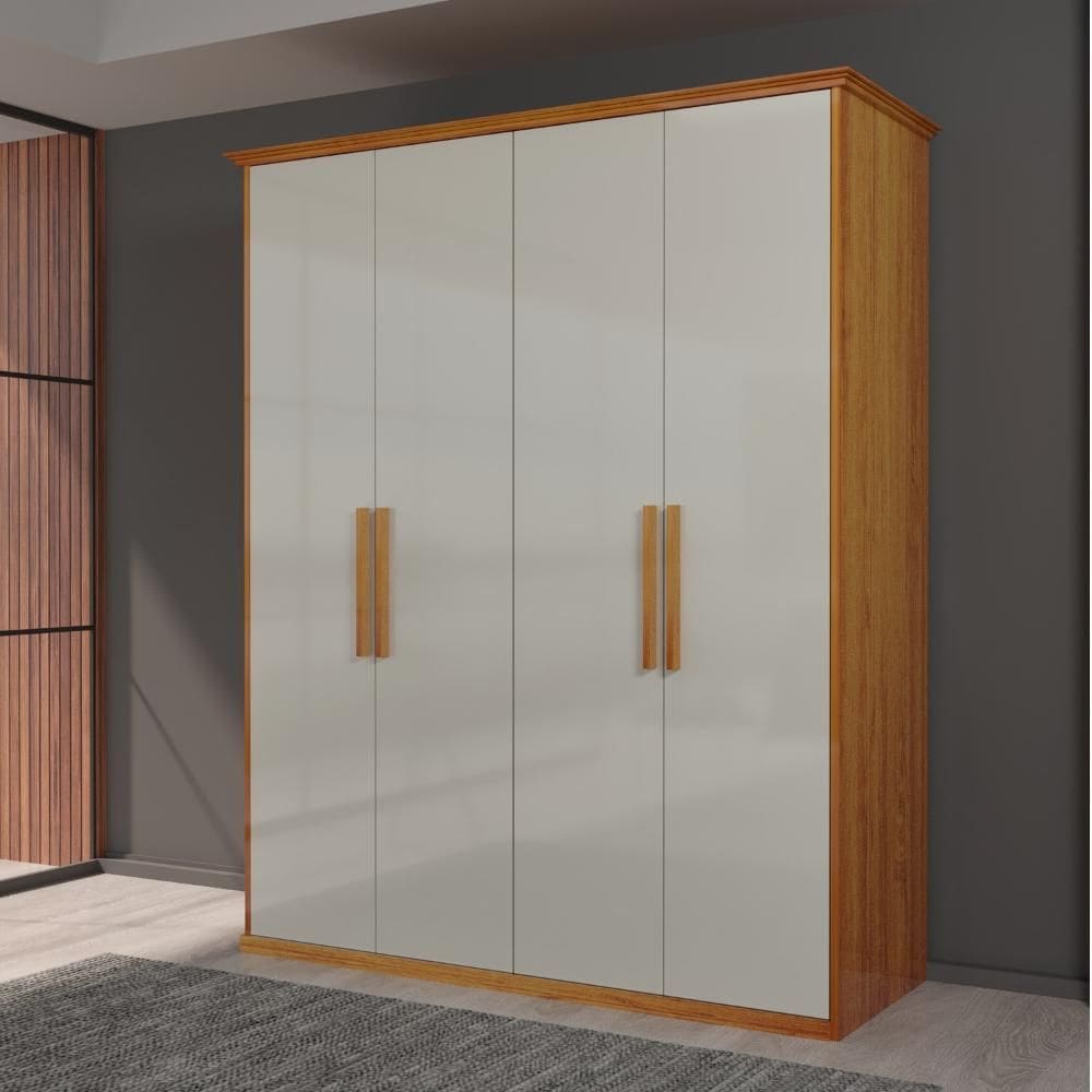 Guarda-Roupa ECO 12 100% MDF 4 Portas 2 Gavetas Bom Pastor