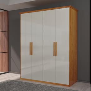 Guarda-Roupa ECO 12 100% MDF 4 Portas 2 Gavetas Bom Pastor