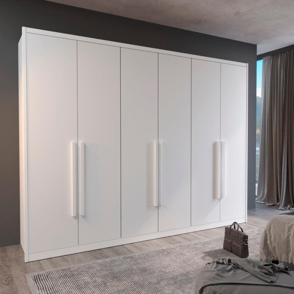 Guarda Roupa Casal Lazio 6 Portas 6 Gavetas Bom Pastor