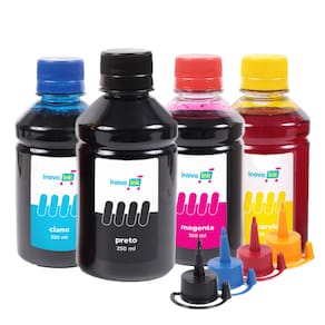 Kit 4 Tintas compatível Epson EcoTank L1250 250ml Inova Ink