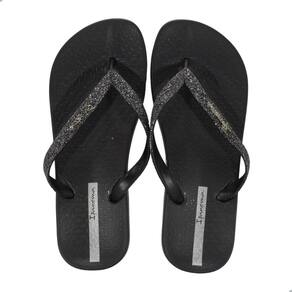 Chinelo Feminino Ipanema Anatom Glitter Preto