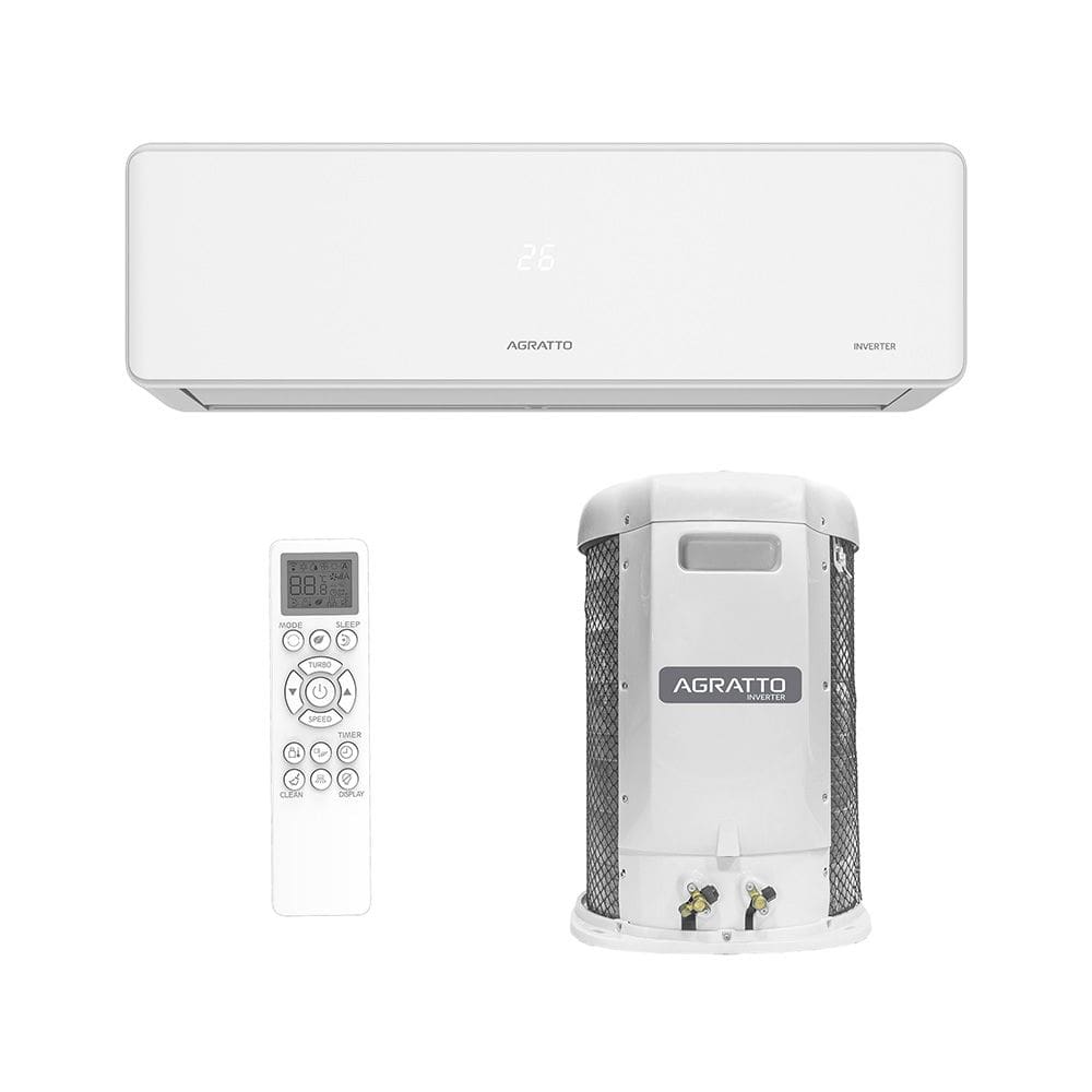 Ar Condicionado Split Hi Wall - Inverter R-32 - Fit - Agratto - 18.000 BTUs - Frio - 220V Monofásico