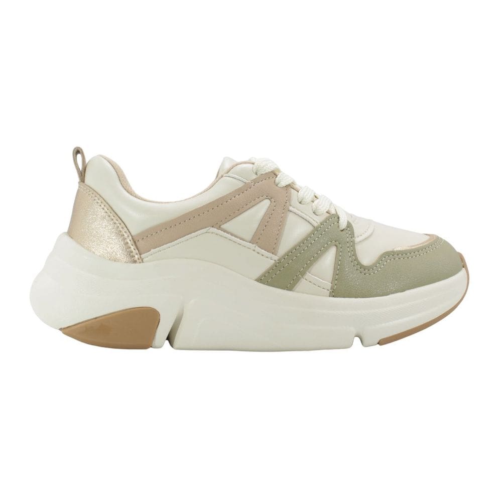Tênis Feminino Modare Branco Off Verde