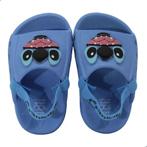 Chinelo Bebe Grendene Kids Disney Queridos Stitch Azul