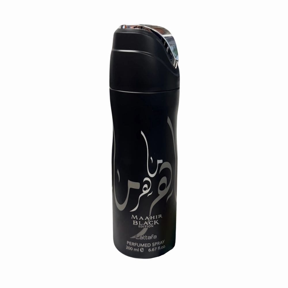 Spray corporal perfumado Lattafa Maahir Black Edition 200mL
