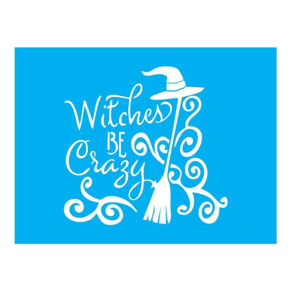 Stencil Tamako Witches Be Crazy - 15X20Cm - Ref A2241