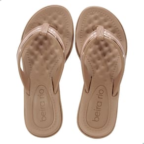 Tamanco Feminino Beira Rio Napa Turim Premium Nude Rosa Ouro Rosado