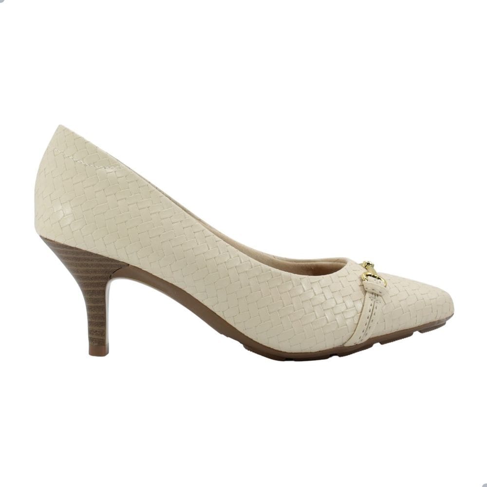 Sapato Feminina Modare Napa Tresse Valencia Creme