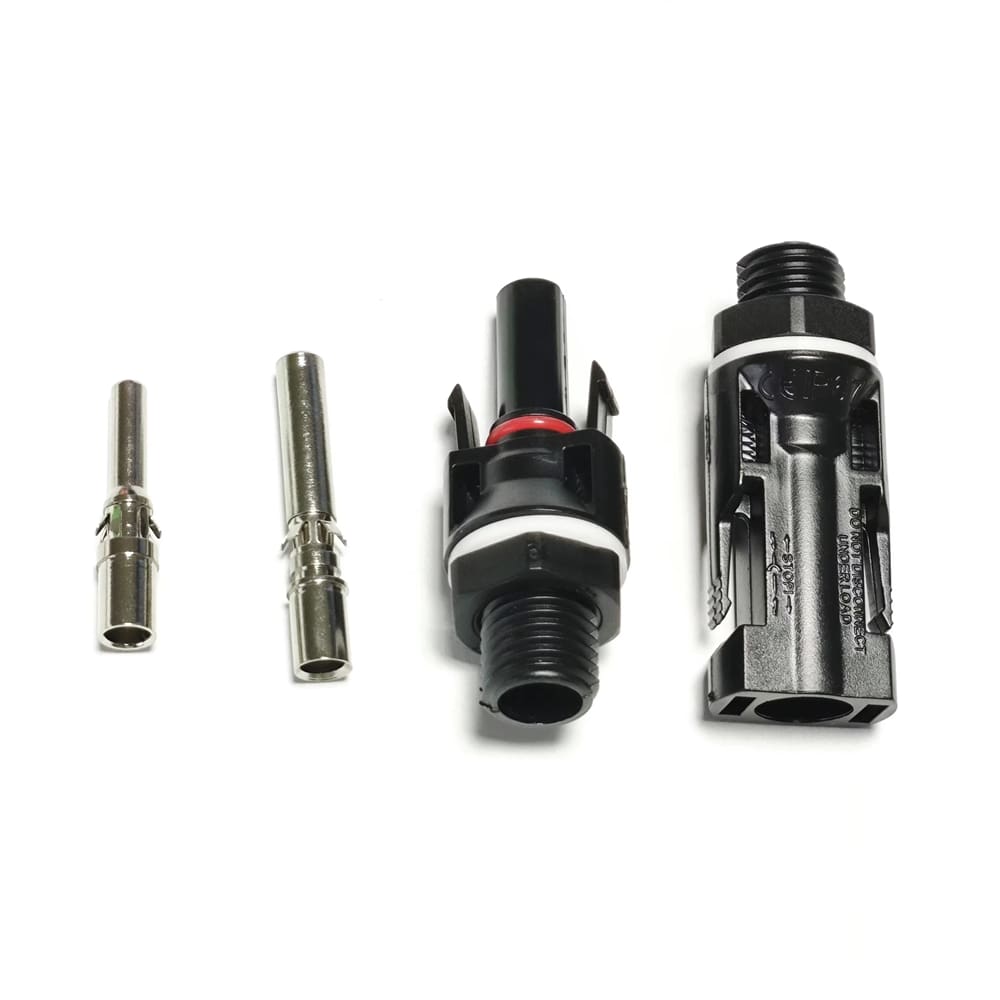 Kit 10 pares Conector MC4 50A M12 Rosca Energia Solar Stringbox Painel Fotovoltaico