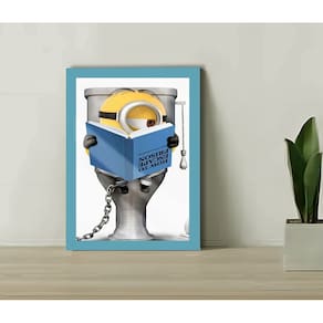 Quadro Decorativo Filme Infantil Sala Quarto +Vidro 33x25 A4