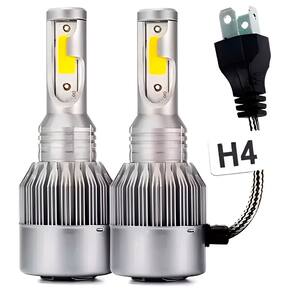 Par de Lâmpadas Automotivas Farol Alto Baixo Full LED H4
