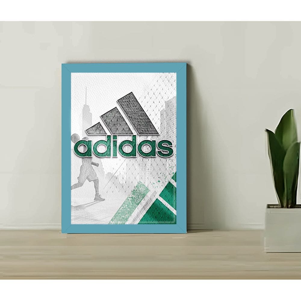 Quadro Decorativo Stan Sport Sala Escritório + Vidro 33x25cm