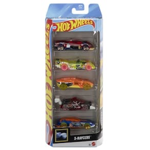 Hot Wheels Pacote 5 Veículos X-Raycers - Mattel