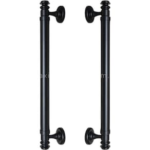Puxador Duplo Porta Pivotante Correr Rústico Davinci 450Mm