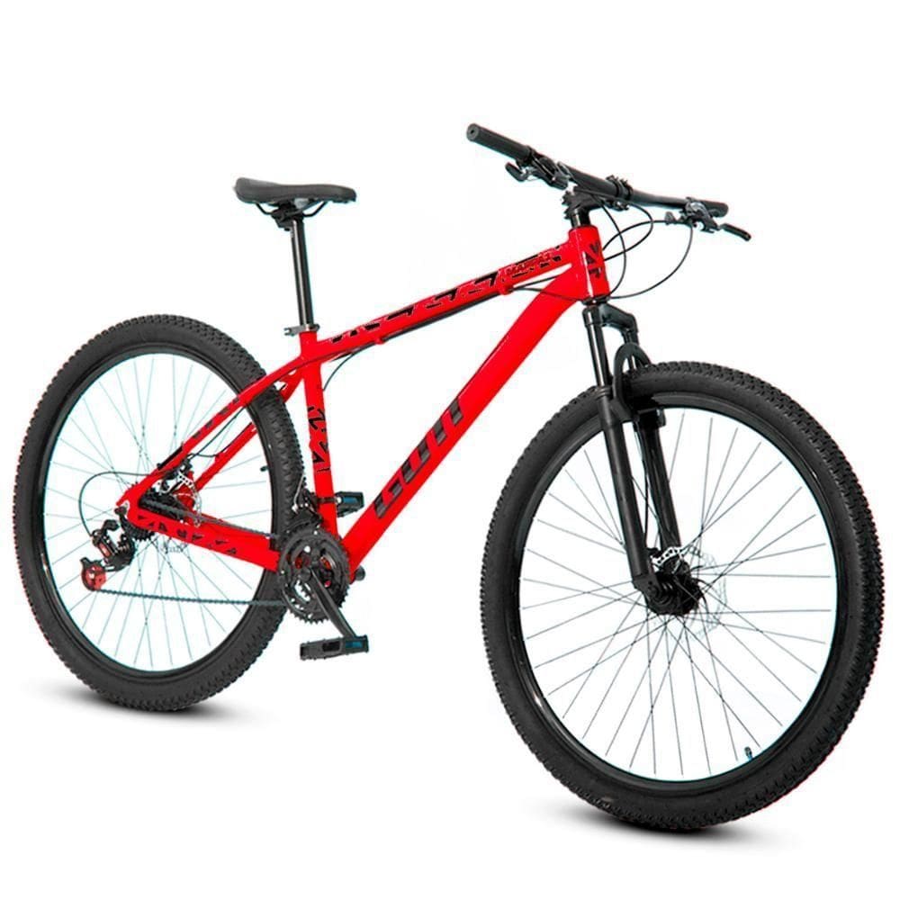 Bicicleta Aro 29 Alumínio Gott Mappa1 Freios A Disco Suspensão 21v Vermelho/preto
