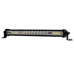 Farol Auxiliar Barra de LED SLIM troller rally off-road ETI-MAX102 W+A 28cm 90W