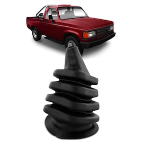 Coifa De Câmbio Sem Manopla Sanfonada D20 1985 A 1996 Preta