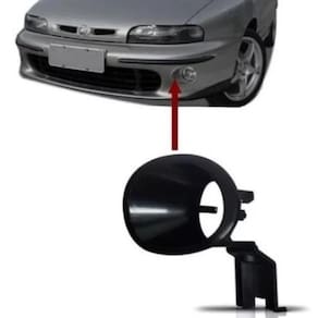 Moldura Copo Preto Suporte Farol Milha Brava Lado