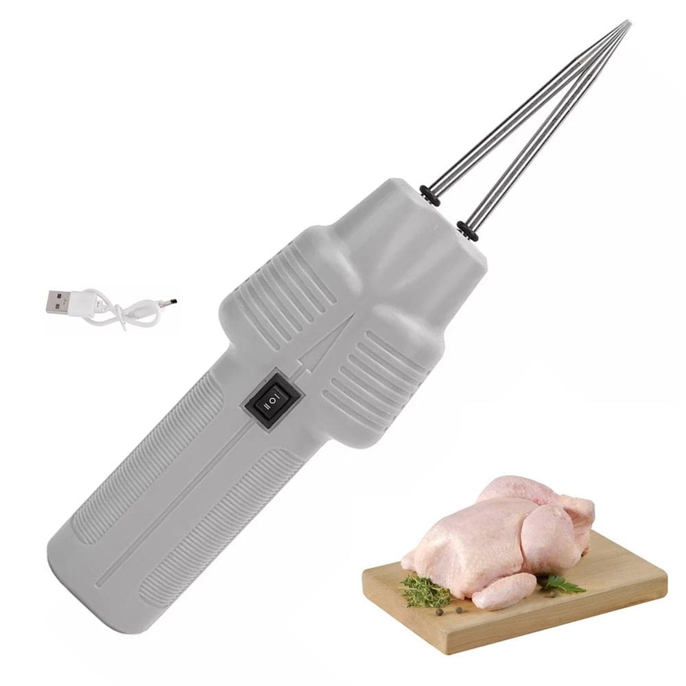 Depenador Eletrico Aves Remove Penas Frango Galinha Pato Ganso Peru USB Bateria