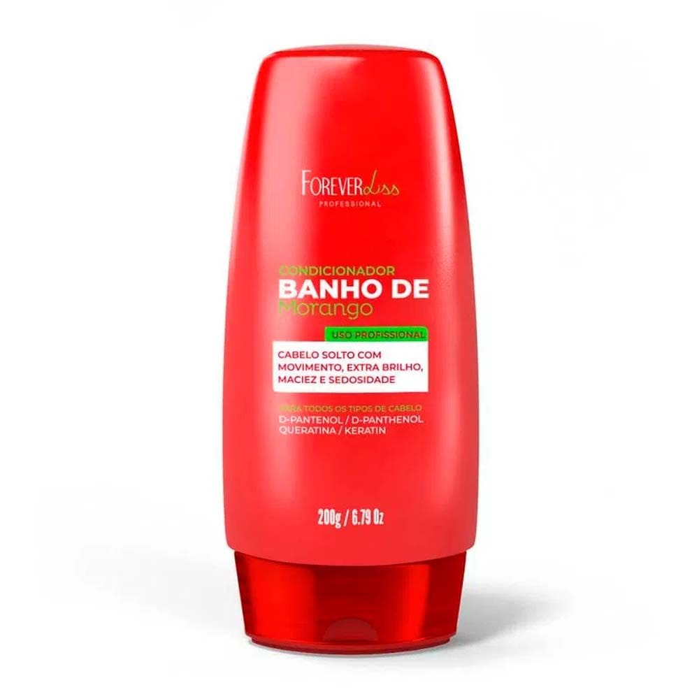 Condicionador Banho de Verniz Morango Forever Liss 200g