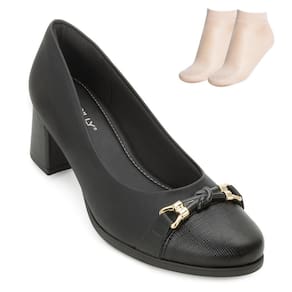 Sapato Salto Piccadilly e Meia PD25-65404