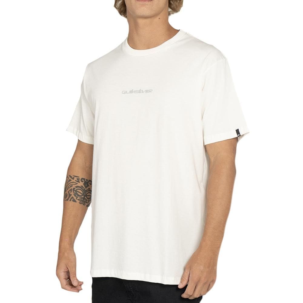 Camiseta Quiksilver Mini Omni WT25 Masculina Snow White