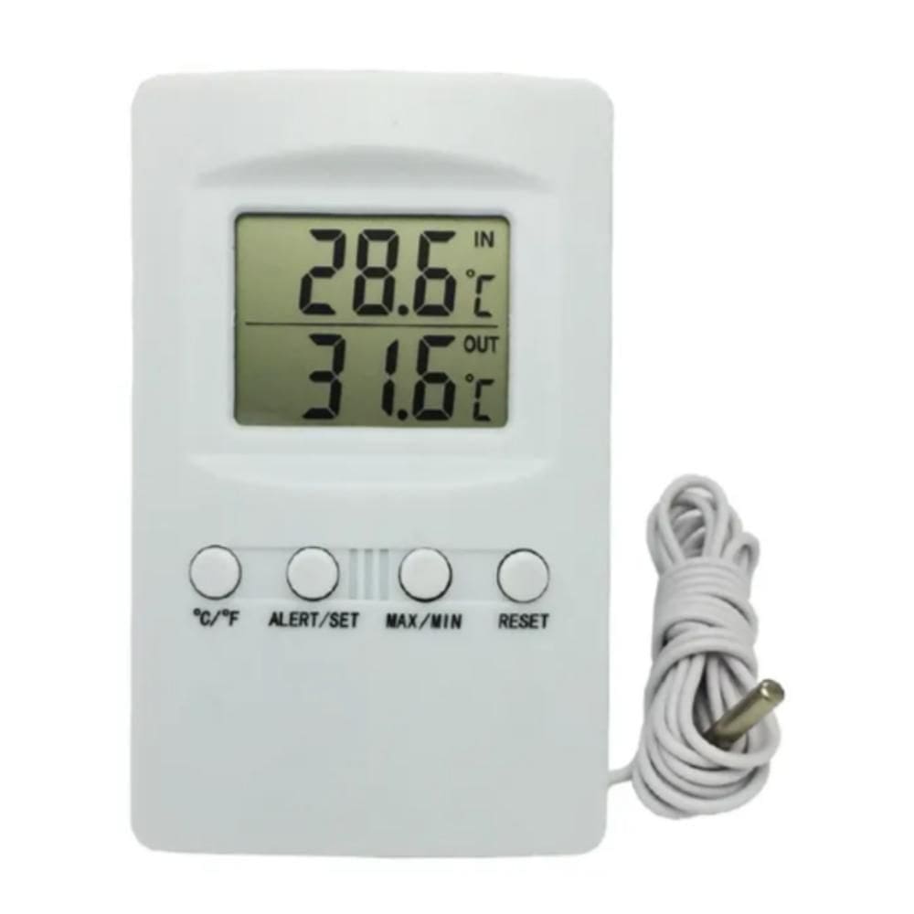 Termometro Digital Externo Interno Multiuso Agua Geladeira Feezer Sensor