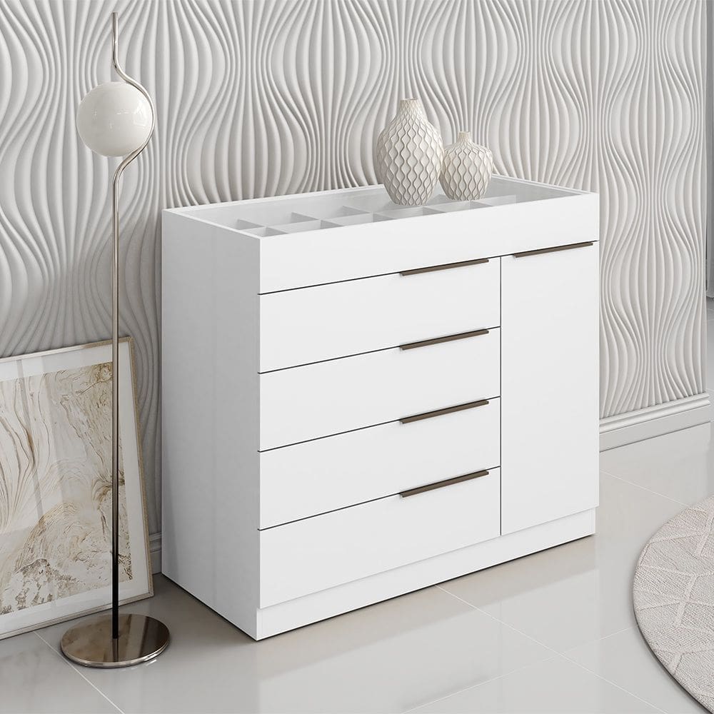 Cômoda Sevilha Branco Aramóveis