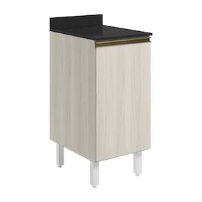 Balcao Com Tampo 1 Porta 40 cm MDF 12218 Bianco Toq Bianco Toq Nicioli