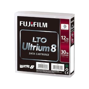 Fita de armazenamento Fujifilm LTO8 Ultrium 12TB com estojo