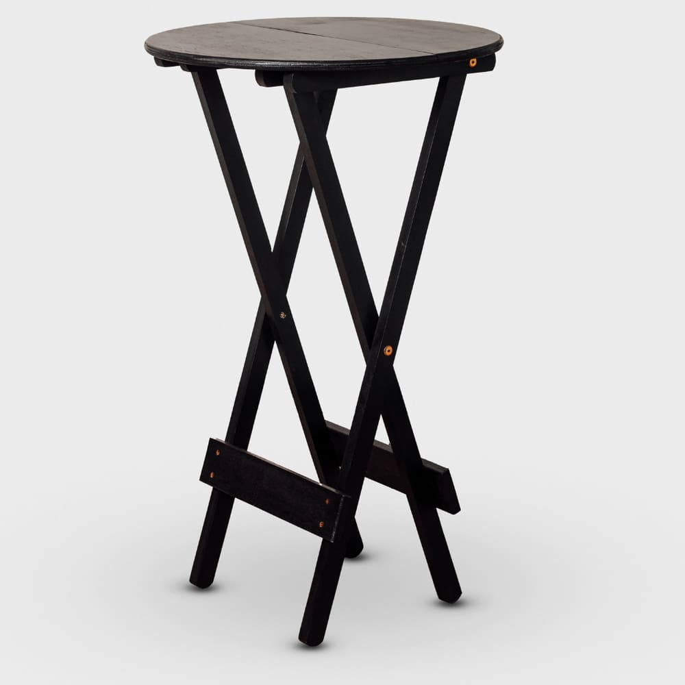 Mesa Bistrô Dobrável Redonda