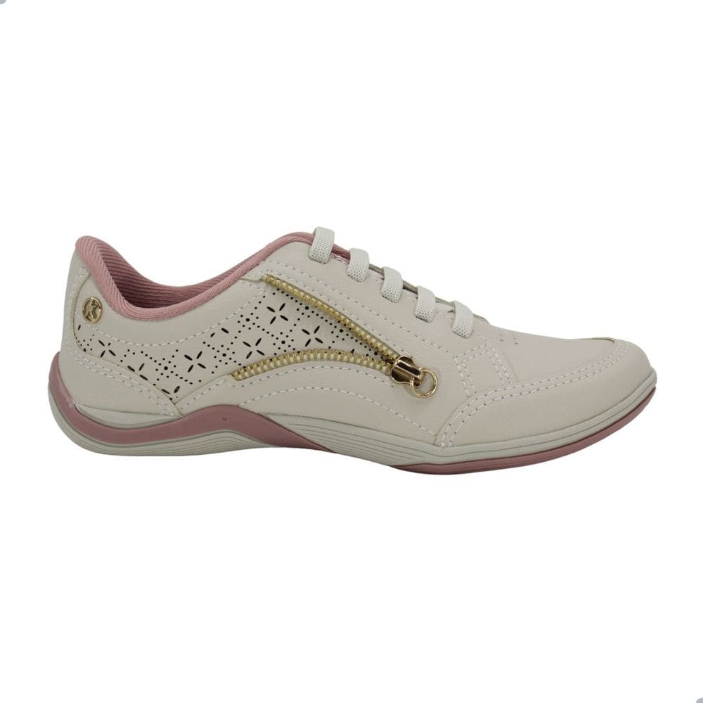 Tênis Feminino Casual Kolosh Porcelana Rose
