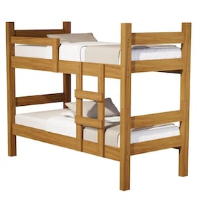 Beliche Solteiro Moderno para Quarto 199cm X 160cm Marrom