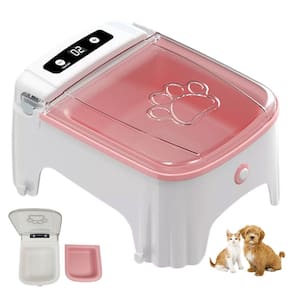 Comedouro Automatico Pet Cachorro Cao Gato Raçao Petisco Sensor de Presença Movimento Temporizador Alimentaçao Comida Refeiçao