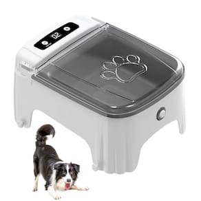 Comedouro Automatico Pet Cao Gato Cachorro Raçao Petisco Sensor de Movimento Presença Programavel Temporizador Alimentaçao Comida