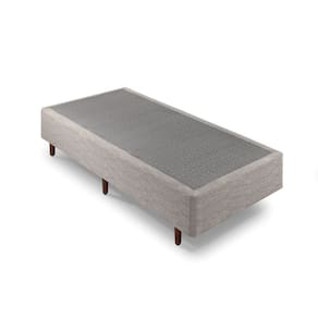 Base Cama Box Solteiro 96cmx203cmx37cm Bege