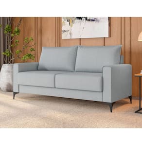 Estofado 3 Lugares Paradiso Tamanho 180 Cm Azul