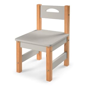 Cadeira Infantil 58cm X 30cm X 30cm Pumba Cinza/Amêndoa