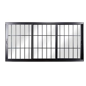 Janela de Correr 3 Folhas com Vidro Liso 120x200cm