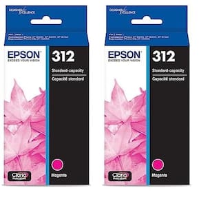Cartucho de tinta Epson T312 Claria Photo HD Magenta (pacote com 2)