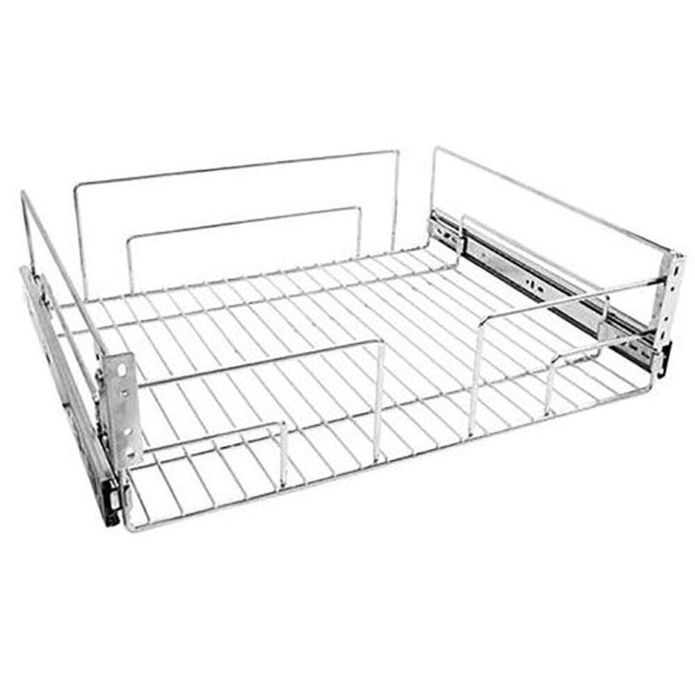 Gaveta Maxi Multi-Trilhos Cromada 8370 Módulo 400 Mm