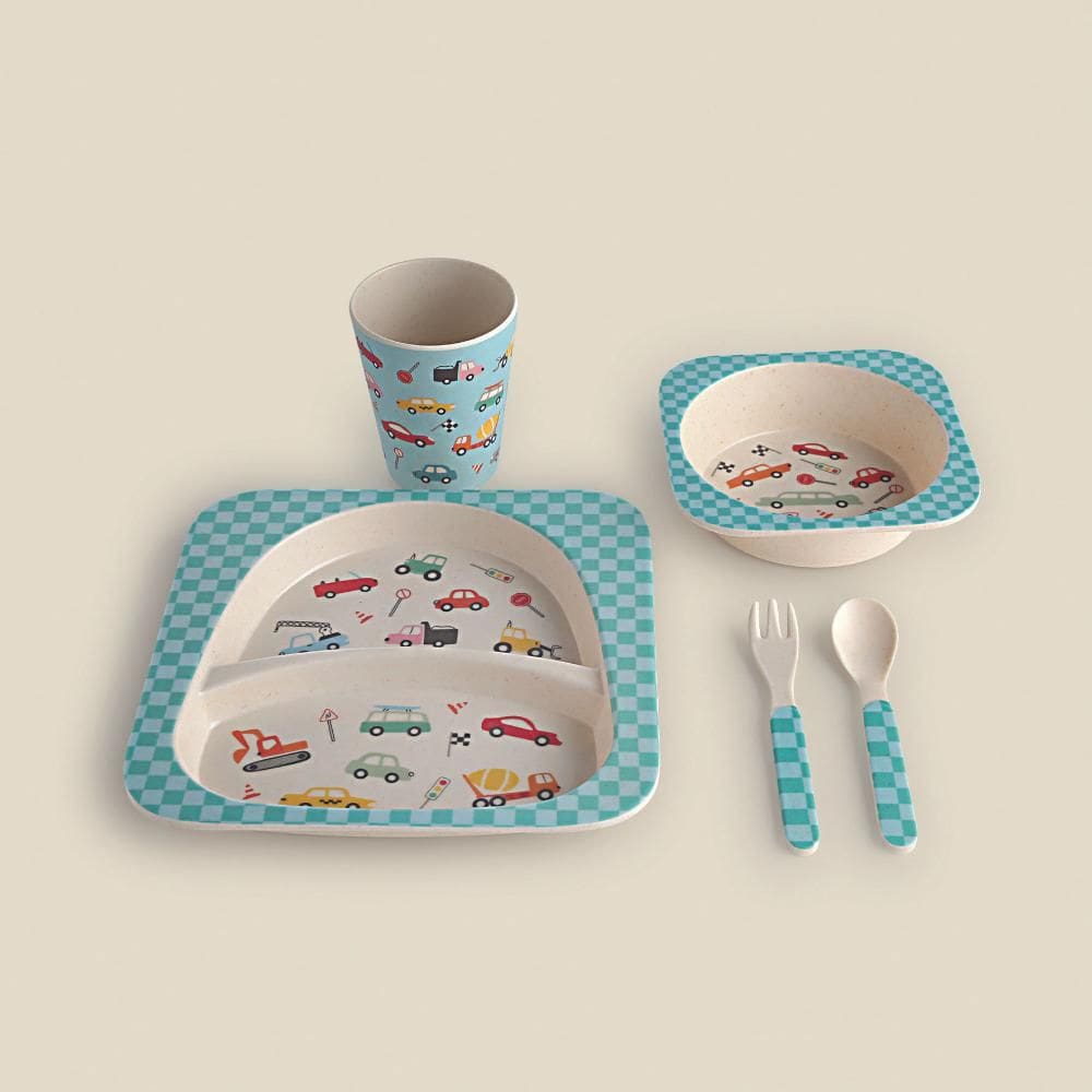 Kit de Alimentação Melamina Fonfon c/5 peças - A\BABY