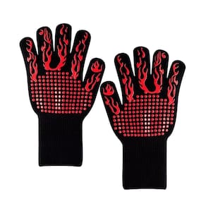 Luva Termica Churrasco Aramida Poliester E Algodao 32Cm X 20Cm X 1Cm Clink - Ck5920