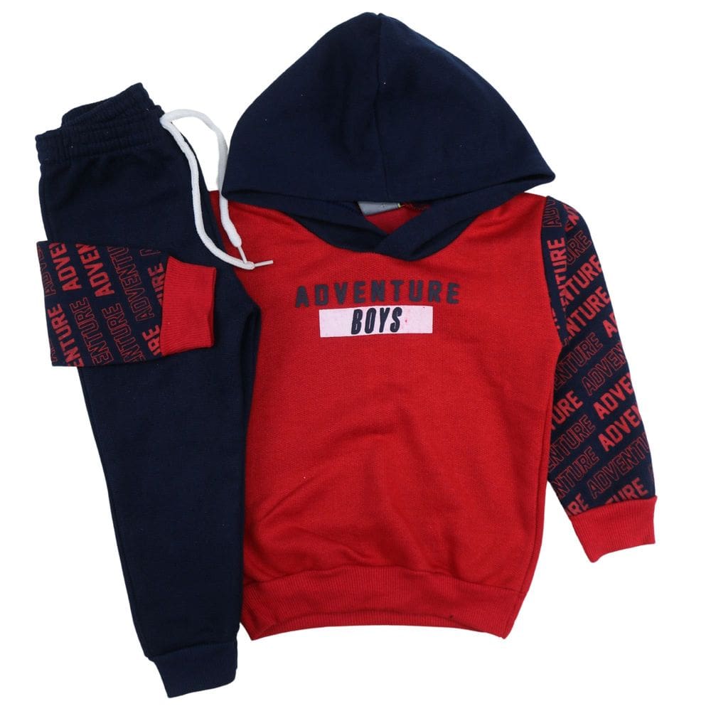 Conjunto Infantil Menino Adventure Capuz Inverno Moletom