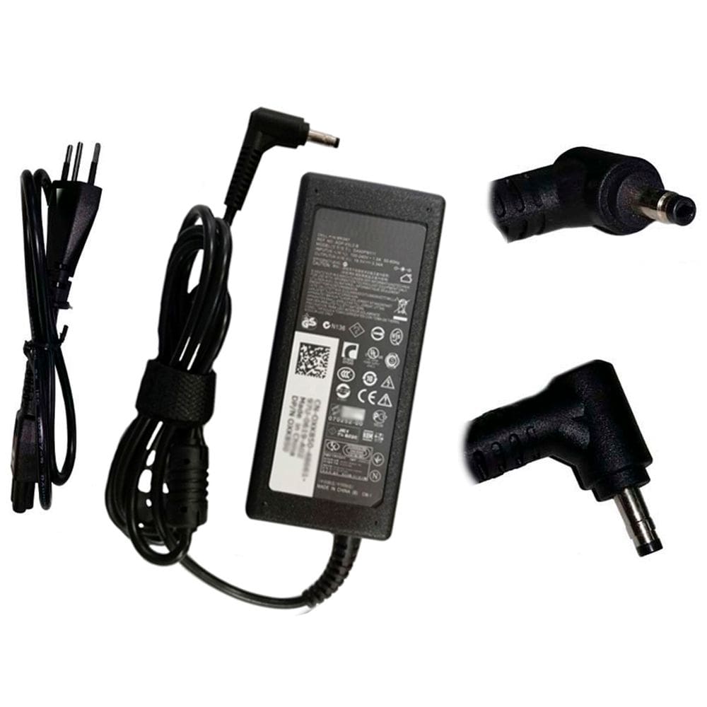 Fonte Carregador NBC Compativel Para Dell 19.5v 3.34a 65w Pino Chanfro 783