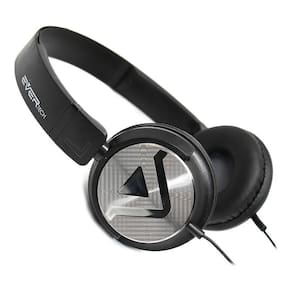 Fone De Ouvido Com Fio Ever com Microfone 105db Preto